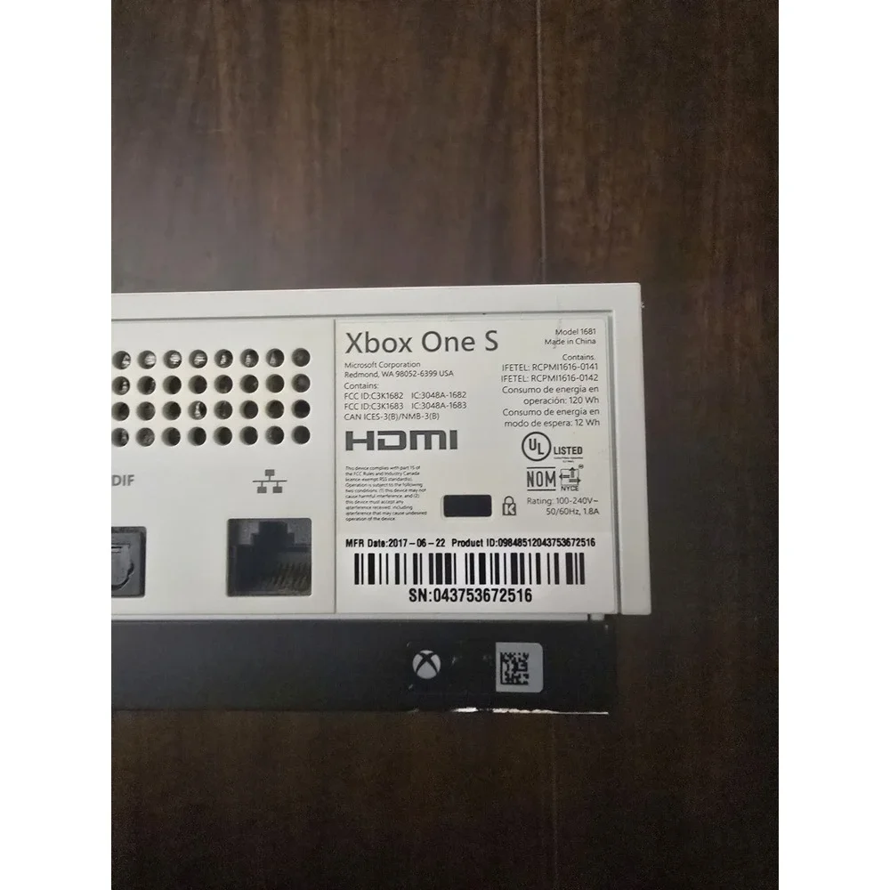 Microsoft Xbox One S 1TB Console‎ Bundle w/ Wireless Controller